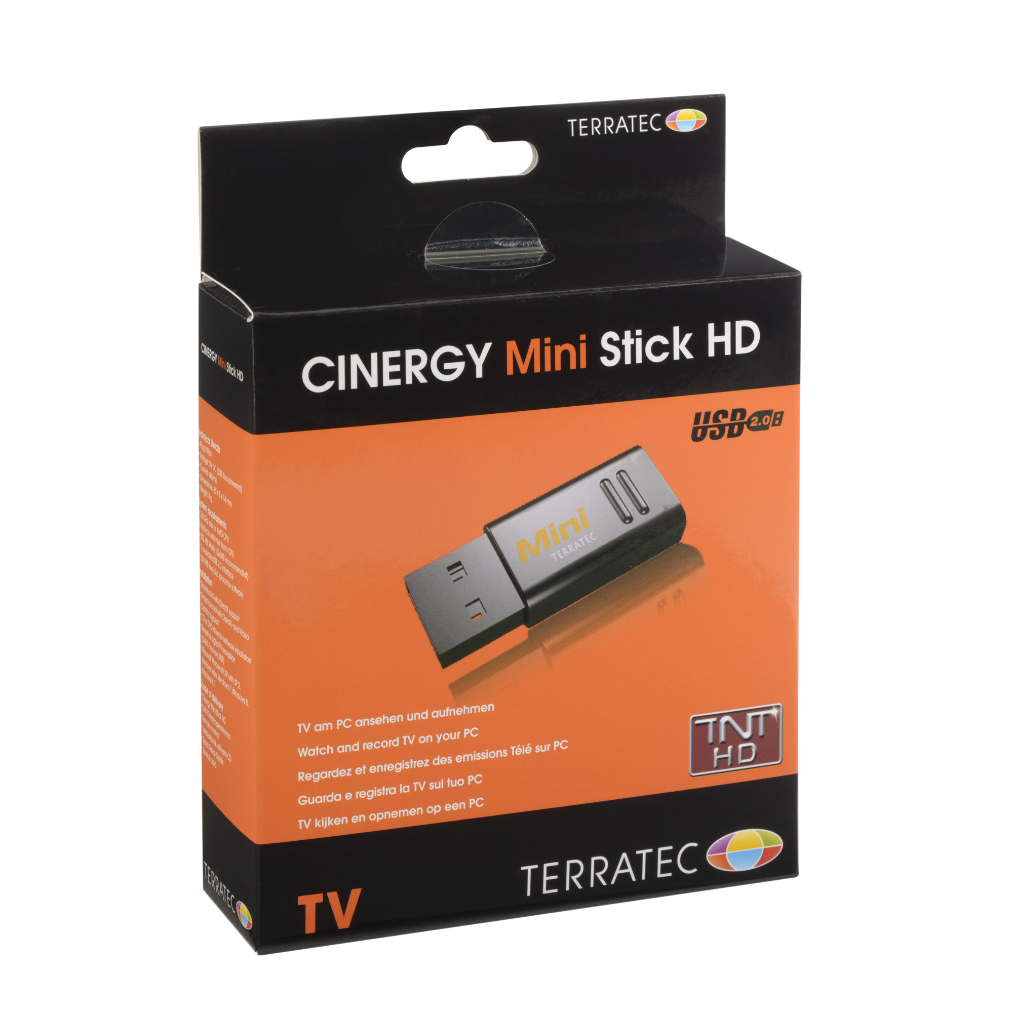 TerraTec CINERGY TC2 Clé USB DVB-C/DVBT 2 TV Mini récepteur – transforme  Tablette, Ordinateur Portable ou PC en récepteur Radio HD TV 193534 :  : High-Tech